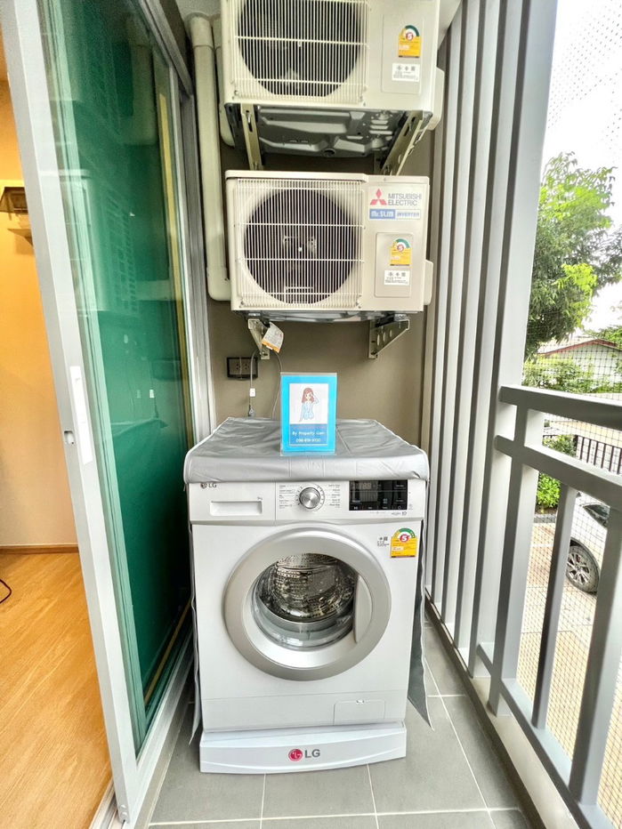 picture Reserve now, ready to move in 1 bedroom, new Aston building, 2nd floor, 12,000 baht, has a bathtub, corner room, 6-foot bed, separate room for cooking - 10/24