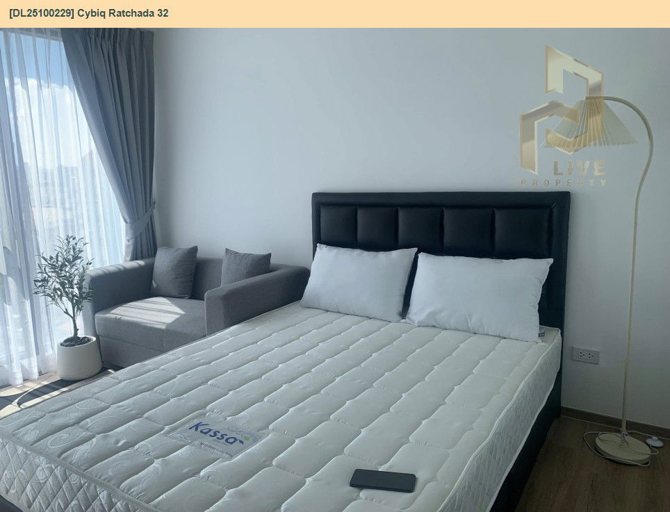 picture DL25100229 Condo for rent, Cybiq Ratchada 32 near BTS Phahon Yothin 24, ready to move in, call urgently 0638692663 LineID @897iyzll - 3/11