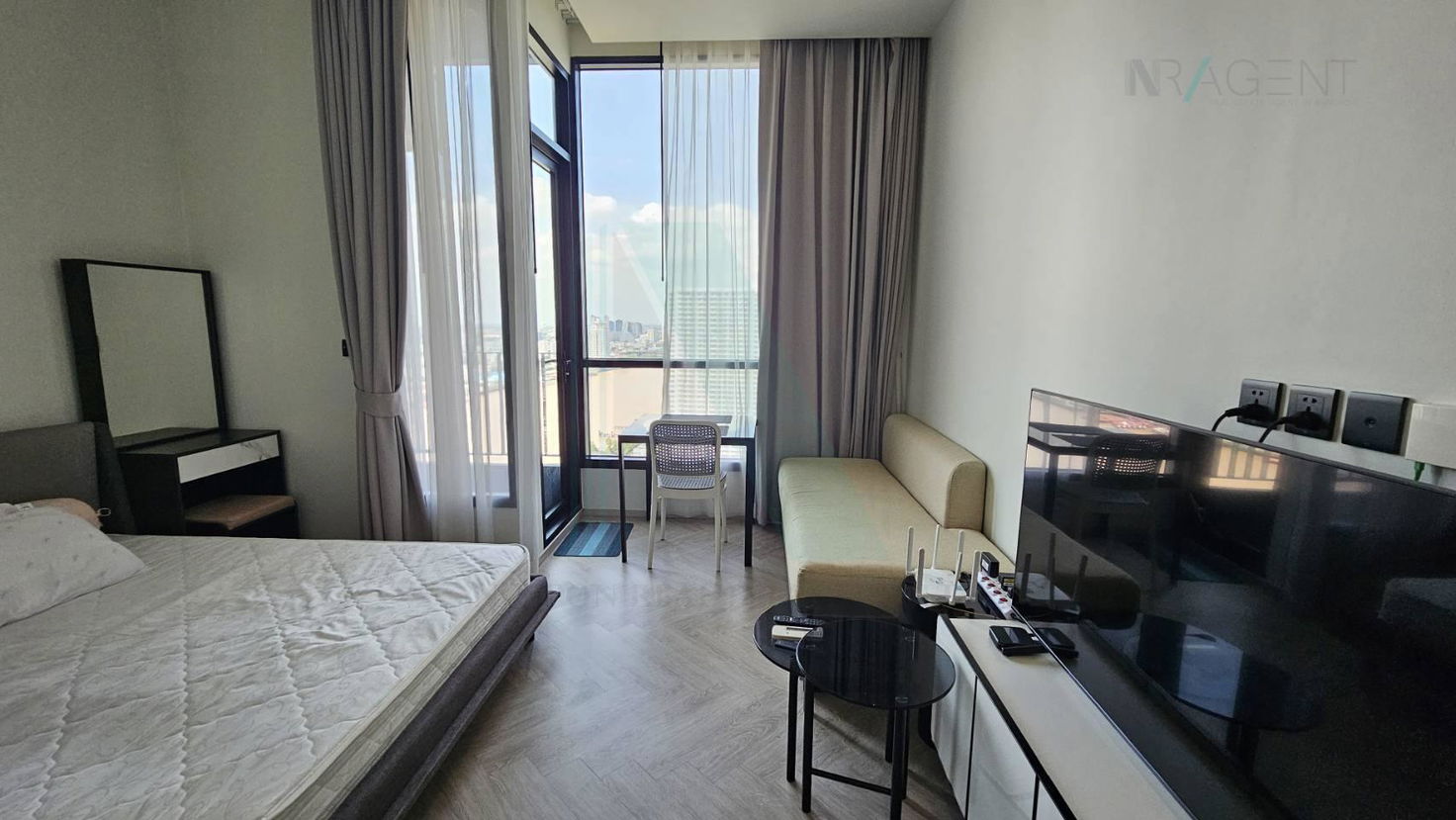 รูป ให้เช่าคอนโด แชปเตอร์ เจริญนคร-ริเวอร์ไซด์ อาคาร B ชั้น 25 สตูดิโอ ขนาด 26 ตรม ใกล้ BTS กรุงธนบุรี - รูปที่ 8/8