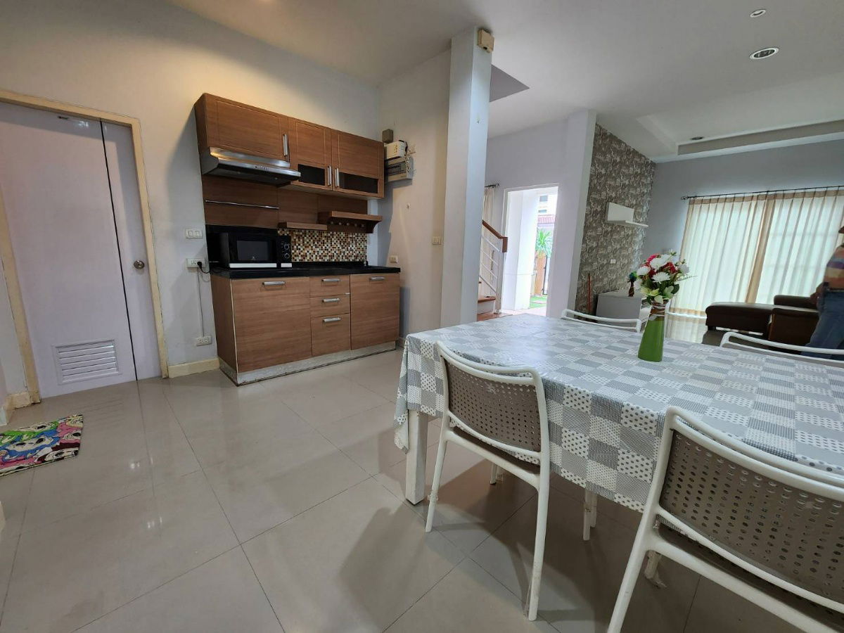 picture ✨ Semi-detached house with a detached feel for rent at The Centro Sukhumvit 113. 3 bedrooms, 2 bathrooms, 1 kitchen, 2 floors, 36 sq wah (120 sq m) - 12/20