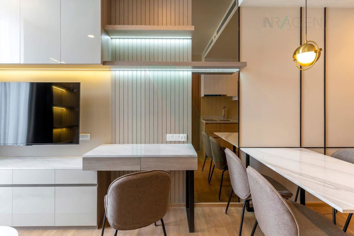 รูป 📌 ให้เช่าคอนโด โนเบิล อราวน์ สุขุมวิท 33 อาคาร 1 ชั้น 8 1 ห้องนอน ขนาด 36.00 ตรม ใกล้ The Em District - รูปที่ 6/8