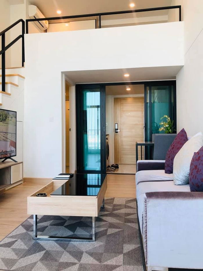 รูป (ว่าง)ให้เช่าKnightsbridge Tiwanon - Duplex ชั้น19 ทิศเหนือ วิวรถไฟฟ้า - Line:@hac55 - รูปที่ 7/9