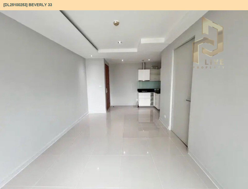 รูป DL25100253 ขายคอนโด เบเวอรี่ 33 (Beverly 33) ใกล้ BTS พร้อมพงษ์ พร้อมเข้าอยู่ โทรด่วน 0800343450 LineID @655ebbvc - รูปที่ 6/14