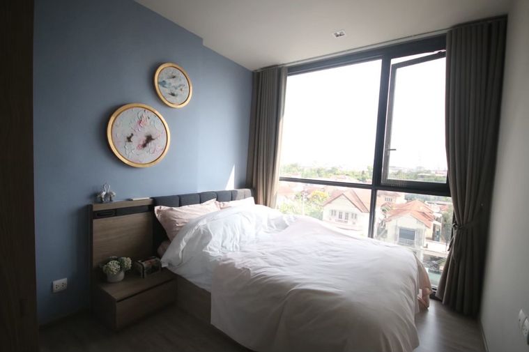 For sale: The Line Wong Sawang, beautiful, fully furnished, near the Wong Sawang MRT Purple Line. Interested? Add me on Line @841qqlnr