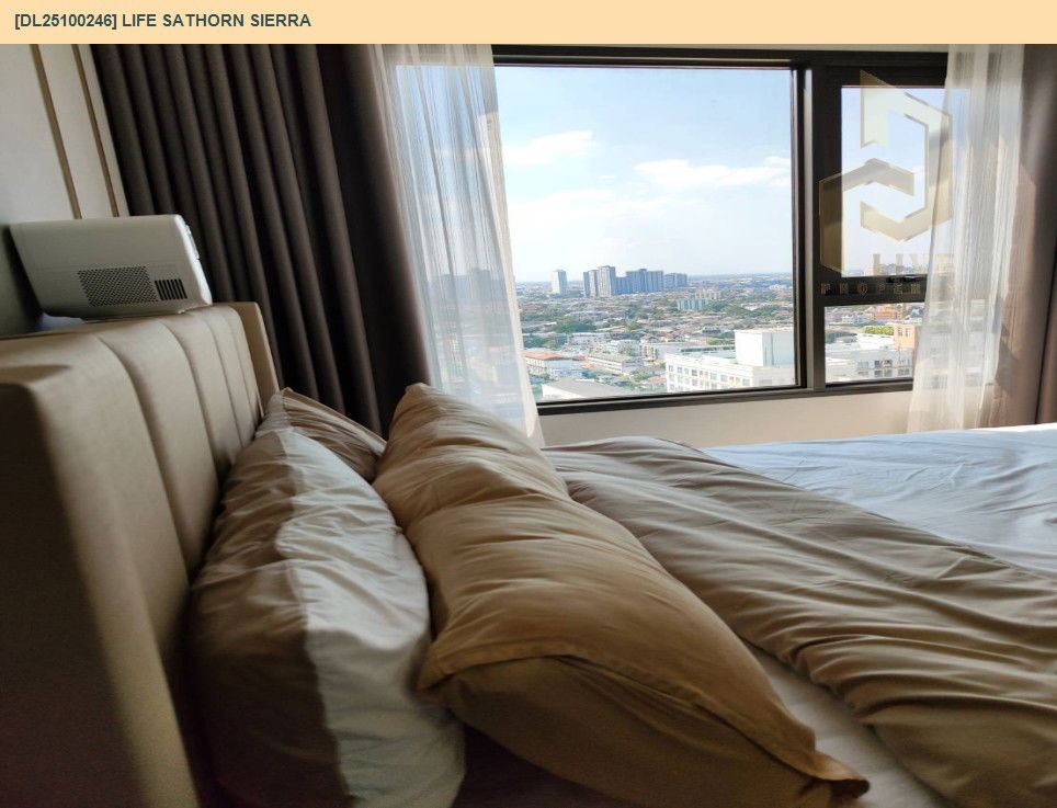 รูป DL25100246 ให้เช่าคอนโด ไลฟ์ สาทร เซียร์รา (Life Sathorn Sierra) ใกล้ BTS ตลาดพลู พร้อมเข้าอยู่ โทรด่วน 0800343450 LineID @655ebbvc - รูปที่ 11/12