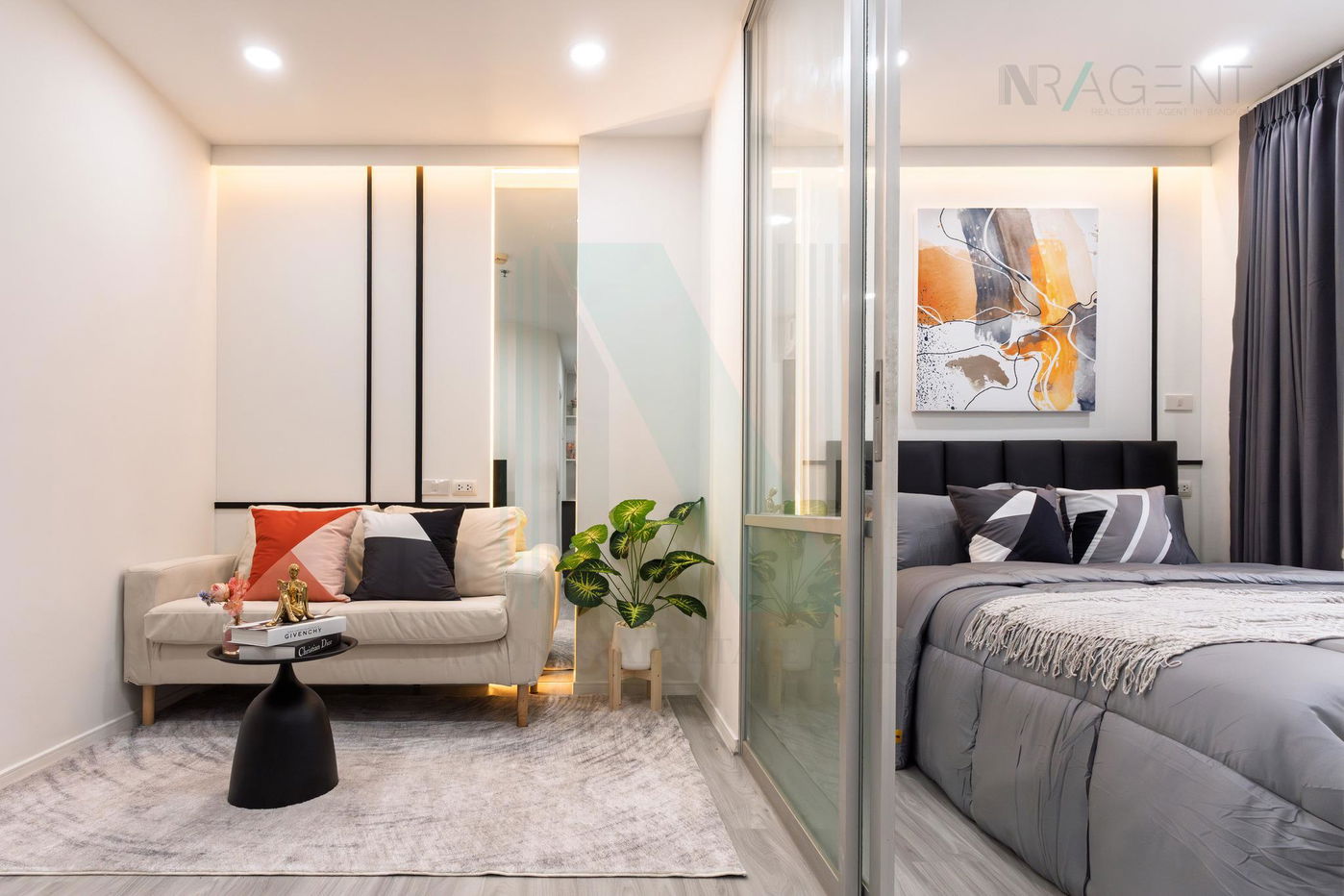 รูป 📌 ขายคอนโด ลุมพินี พาร์ค นวมินทร์-ศรีบูรพา อาคาร 1 ชั้น 10 1 ห้องนอน ขนาด 22 ตรม ใกล้ ตลาดอินทรารักษ์ - รูปที่ 6/8