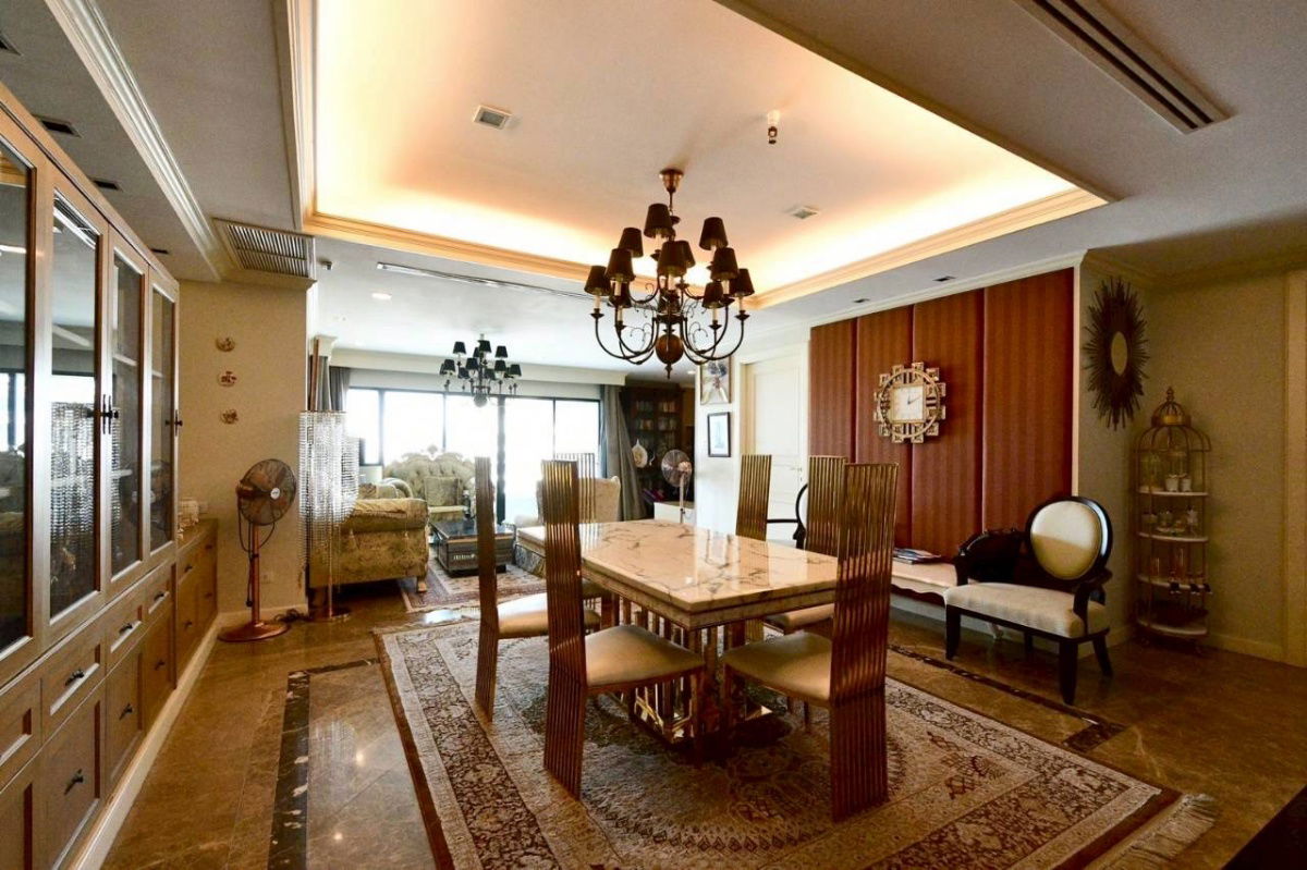picture Sathorn Garden 33rd Floor, Building 1 Area: 230 sq.m. Price: 3 Bedrooms 5 Bathrooms 1 Kitchen 1 Living Room Balcony facing the main road - 22/26