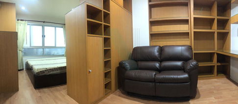 For Rent Condo LUMPINI VILLE RAMKHAMHAENG 44 Building 1, Floor 6,Studio, Room size 30 sqm