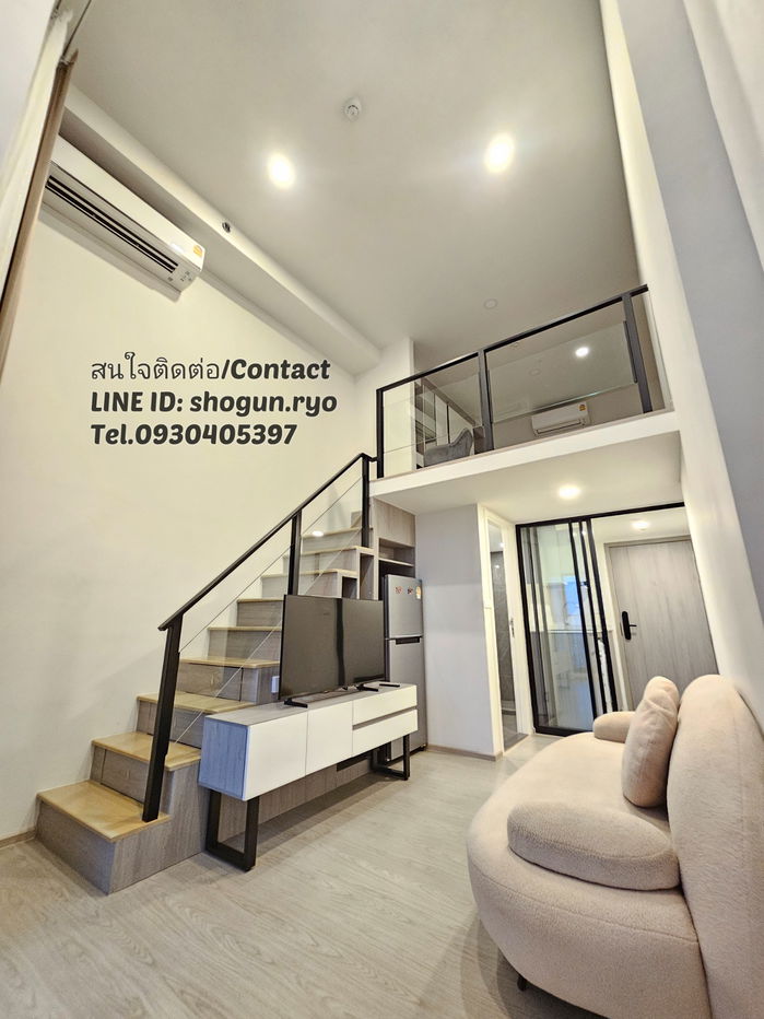 รูป 🔥🚉 ลดถูกสุด💥 คอนโด Duplex 2 ชั้น 33 ตรม. ติดรถไฟฟ้า 3 สาย, Origin Plug & Play รามคำแหง Triple Station, ใกล้ the mall Bangkapi, ม.ราม, NIDA, ท่าเรือ - รูปที่ 1/18
