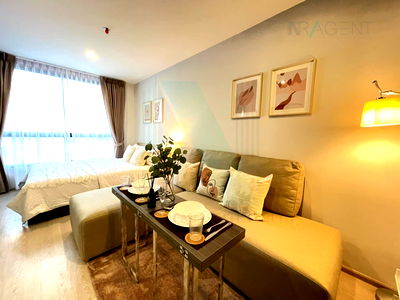 Condos for rent Bang Na : 📣Nice room!📣 For Rent Condo ELIO DEL NEST Building E, Floor 21,Studio, Room size 25.00 sqm