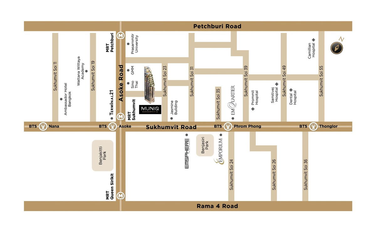 รูป Muniq Sukhumvit 23 เลี้ยงสัตว์ได้ - รูปที่ 15/15