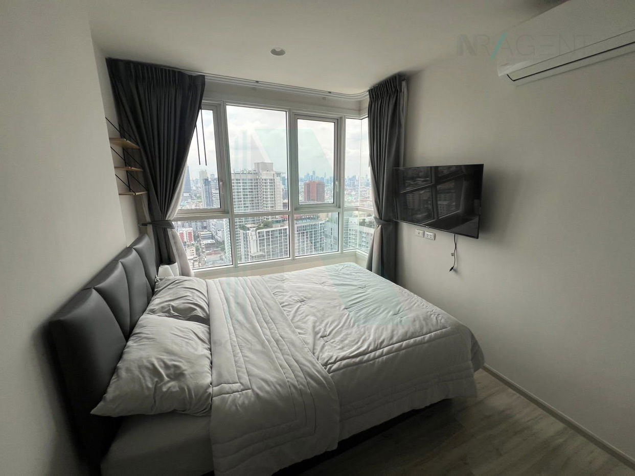 รูป 🚩 ให้เช่าคอนโด เอ็กซ์ที ห้วยขวาง อาคาร A ชั้น 33 1 ห้องนอน ขนาด 35 ตรม ใกล้ The Street รัชดา - รูปที่ 1/8