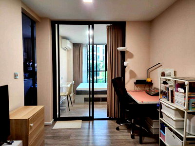 Condos for sale Rangsit University : Beautifully decorated condo, fully furnished, ready to move in, 26.88 sq m. Condo Atmoz Portrait Srisaman