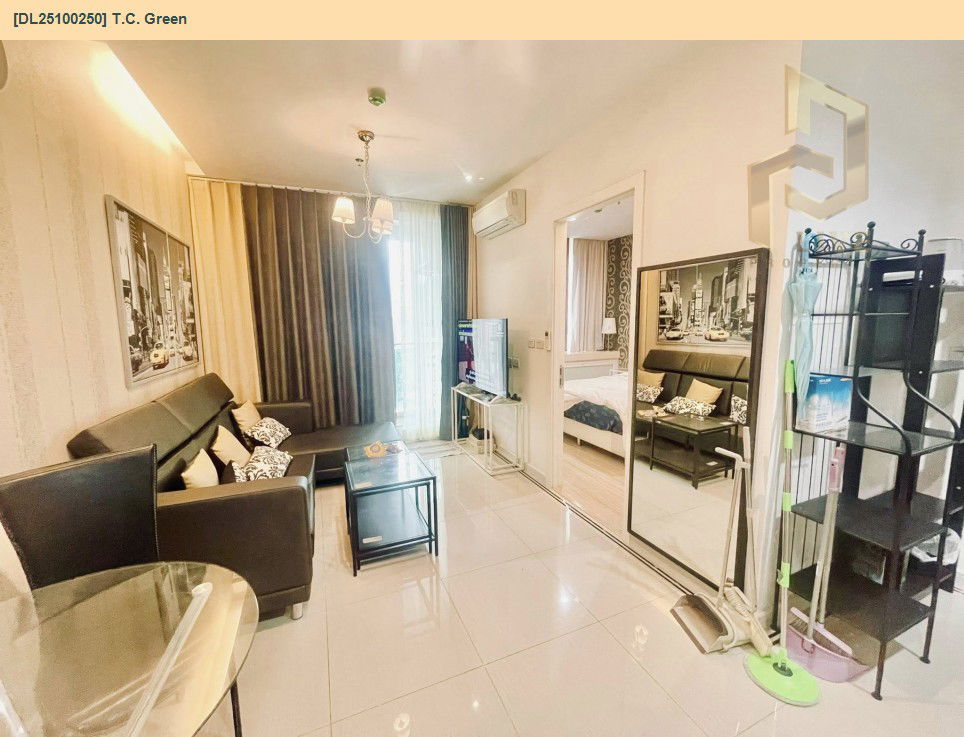 รูป DL25100250 ให้เช่าคอนโด ที.ซี. กรีน (T.C. Green) ใกล้ MRT พระราม 9 พร้อมเข้าอยู่ โทรด่วน 0616298946 LineID @523dslwi - รูปที่ 2/8