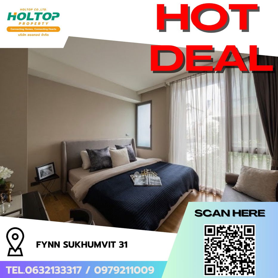 รูป #R6931 🎉 101068  ให้เช่าคอนโด Fynn Sukhumvit 31 - รูปที่ 1/17