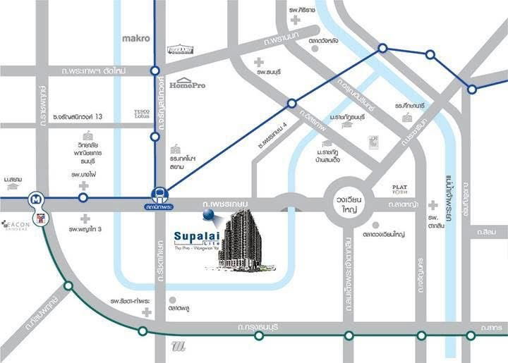 รูป ให้เช่าคอนโด Supalai Lite thapra, ศุภาลัยไลท์ท่าพระ – วงเวียนใหญ่ (ติดถนนใหญ่ เดินทางสะดวก) - รูปที่ 9/9