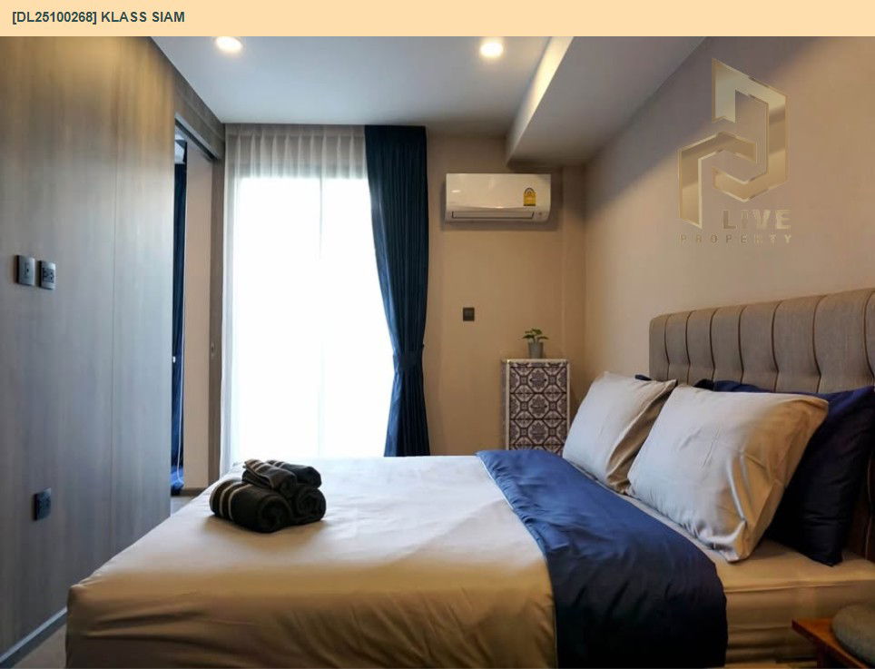 picture DL25100268 Condo for rent, Klass Siam near BTS National Stadium, ready to move in, call urgently 0638692663 LineID @655ebbvc - 3/12