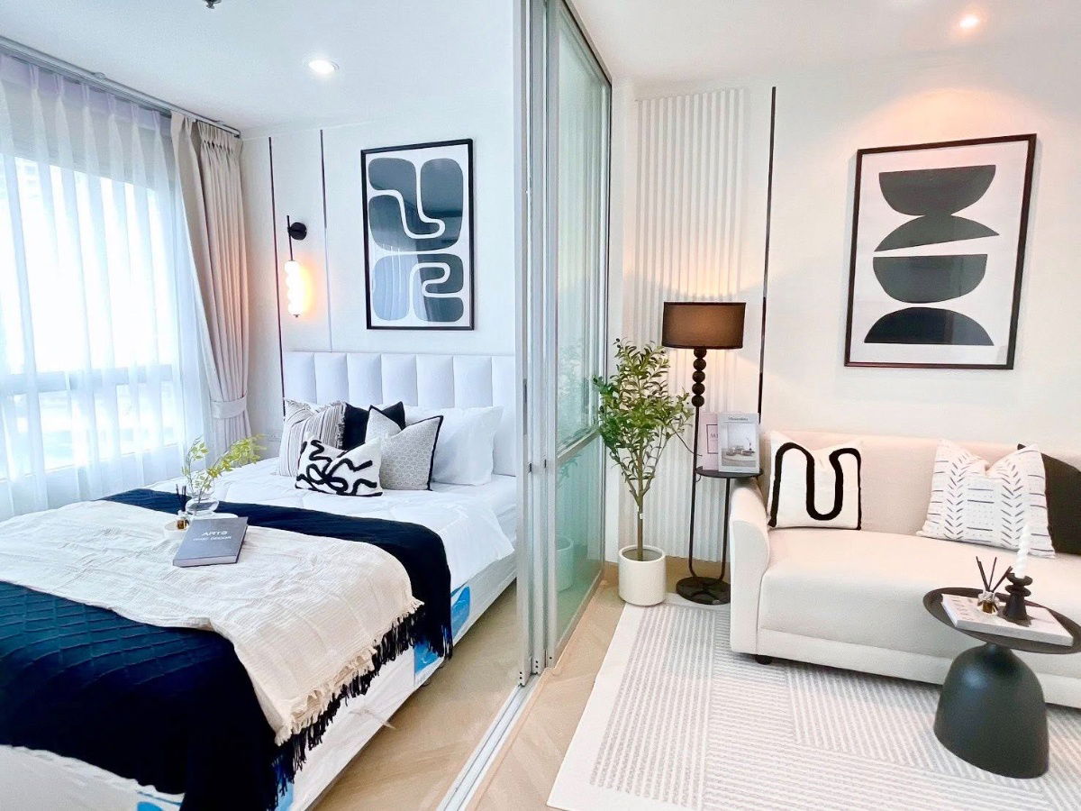 รูป [ขายเท่านั้น] คอนโด ลุมพินี พาร์ค พระราม 9 - รัชดา *เฟอร์นเจอร์ครบ ทำเลดี ใจกลางเมือง *สนใจติดต่อ Line@280ptgmm - รูปที่ 13/15