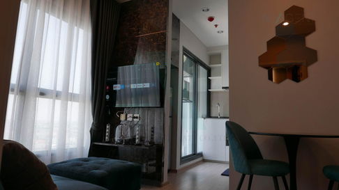 For Rent Condo THE TREE HUA MAK INTERCHANGE Building B, Floor 20,1 bed room, Room size 26.00 sqm