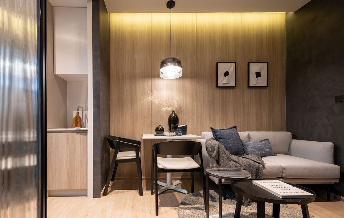 รูป ขายดาว์น 1นอน ตำแหน่งดี ชั้นสูง วิวดี คอนโดใหม่ ส่วนกลางจัดเต็ม ทำเลดีมาก อยู่บนถนนประดิษฐ์มนูธรรม ใกล้ Central East Ville @ Noble Create - รูปที่ 3/8