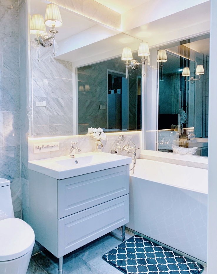 รูป 🏢ห้องหรู ใจกลางเมือง🏢ขายคอนโด The Room Sukhumvit 62 วิวสระว่ายน้ำ 2 ห้องนอน แต่งครบพร้อมอยู่ ทำเลดีมาก ติด BTS ปุณณวิถี-SW003064 - รูปที่ 9/22