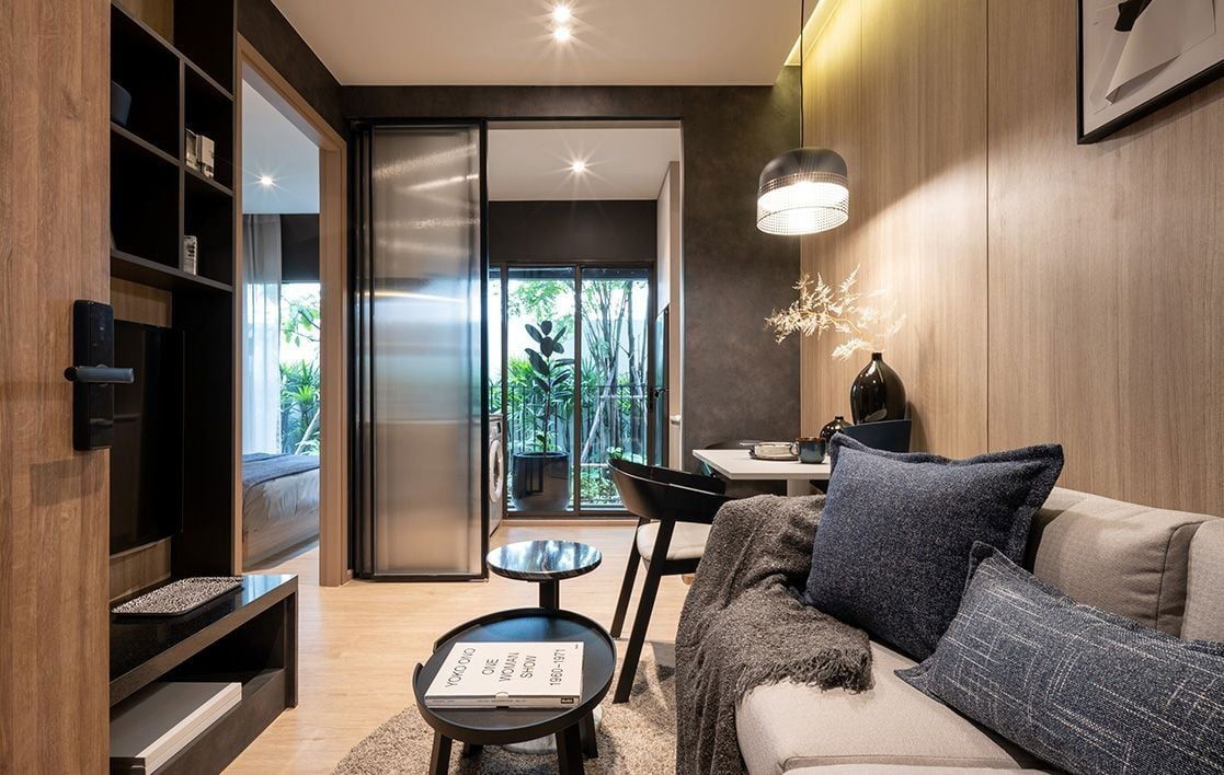 รูป ขายดาว์น 1นอน ตำแหน่งดี ชั้นสูง วิวดี คอนโดใหม่ ส่วนกลางจัดเต็ม ทำเลดีมาก อยู่บนถนนประดิษฐ์มนูธรรม ใกล้ Central East Ville @ Noble Create - รูปที่ 2/8