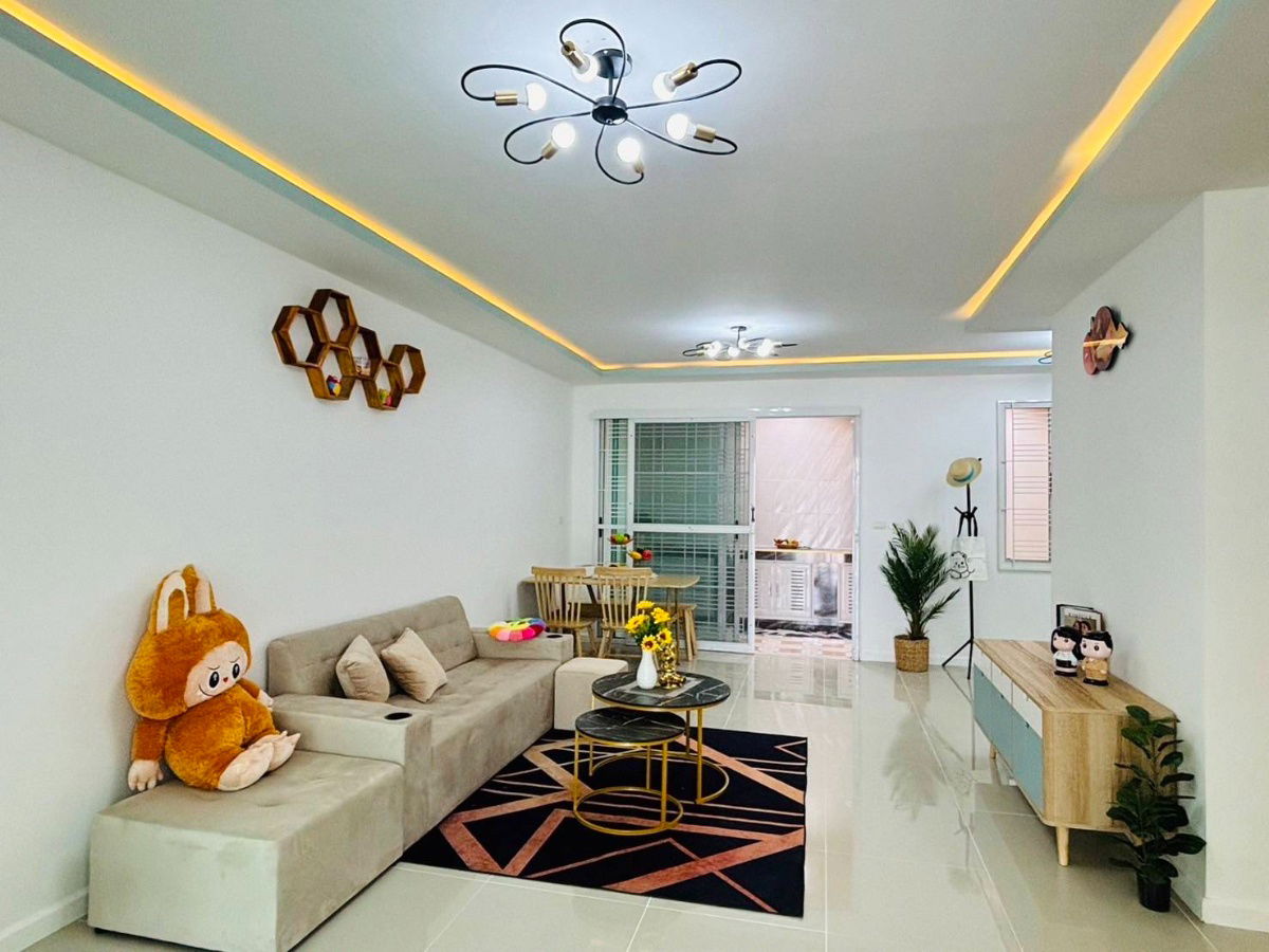 รูป ทาวน์เฮ้าส์ รีโนเวทใหม่ ต้นโครงการ เดินทางสะดวก หมู่บ้าน พฤกษาไลท์ ล็อกซ์ ซอยเทิดราชัน45 ดอนเมือง สีกัน พร้อมเฟอร์ฯ - รูปที่ 4/21