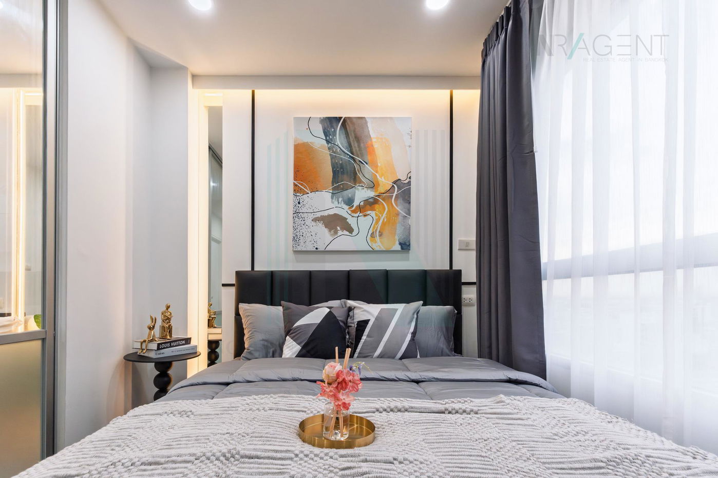 รูป 🔺 ขายคอนโด ลุมพินี พาร์ค นวมินทร์-ศรีบูรพา อาคาร 1 ชั้น 10 1 ห้องนอน ขนาด 22 ตรม ใกล้ ตลาดอินทรารักษ์ - รูปที่ 1/8