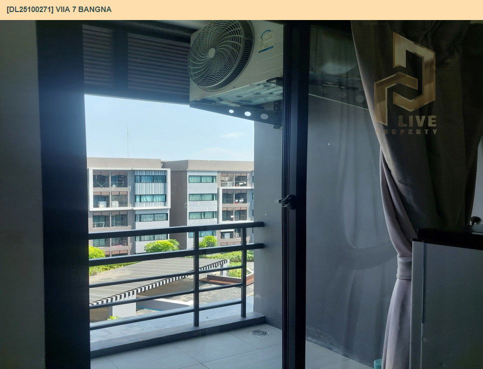 รูป DL25100271 ให้เช่าคอนโด เวียร์ 7 บางนา (Viia 7 Bangna) ใกล้ - พร้อมเข้าอยู่ โทรด่วน 0800343450 LineID @655ebbvc - รูปที่ 9/9