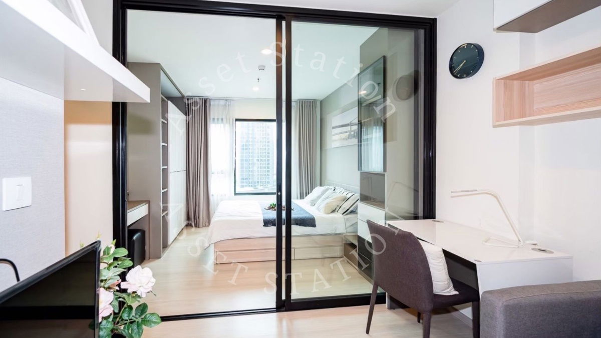 รูป 🌃 พร้อมเข้าอยู่✨ Life Asoke - ห้องสวย ราคาถูก ใกล้ MRTเพชรบุรี 💥 - รูปที่ 6/12
