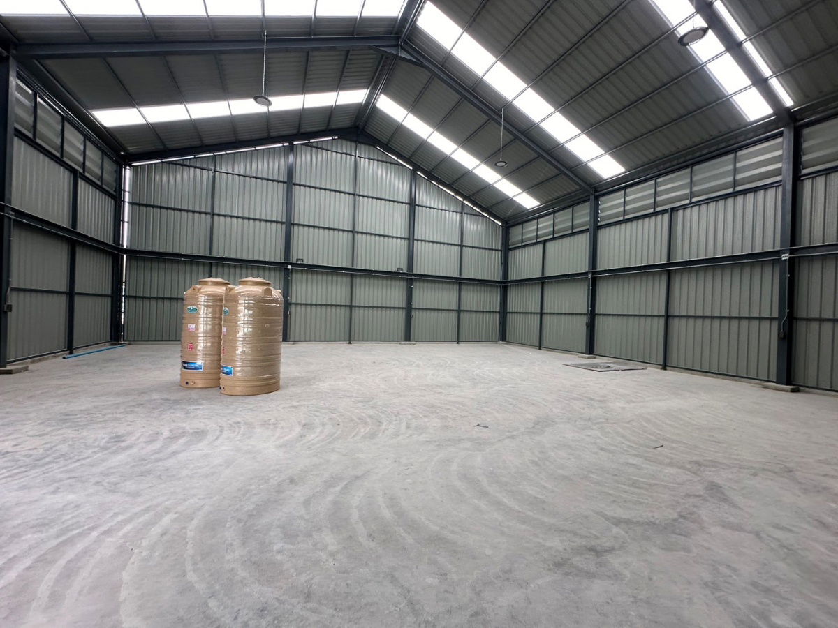 รูป ⛔️ คุณเนส 0615496959,0615174191⛔️ ให้เช่าโกดัง🔥🔥ปัจจุบันเสร็จแล้ว🔥🔥  375 ตรม. ติดถนนบายพาส  ✳️หนองไม้แดง ชลบุรี ✳️ - รูปที่ 5/9