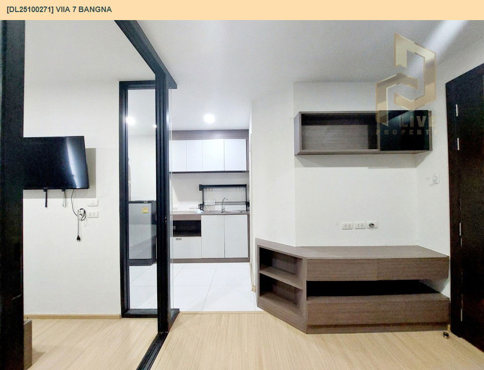 รูป DL25100271 ให้เช่าคอนโด เวียร์ 7 บางนา (Viia 7 Bangna) ใกล้ - พร้อมเข้าอยู่ โทรด่วน 0656133286 LineID @897iyzll - รูปที่ 4/9
