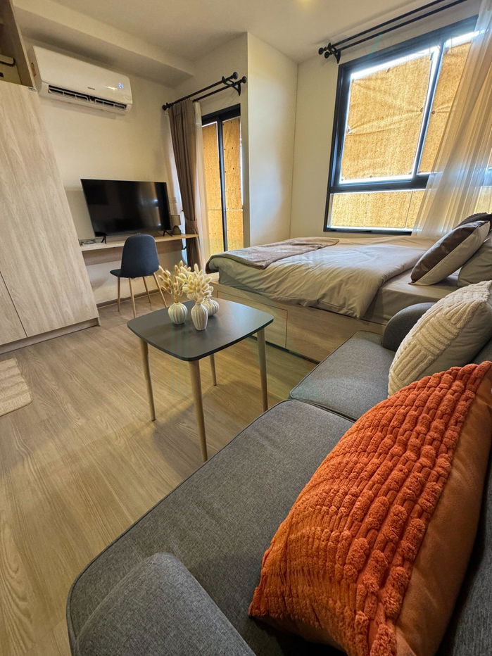 picture 🎊 For Rent Condo THE MUVE BANGNA Building B, Floor 5,1 bed room, Room size 25 sqm - 1/8