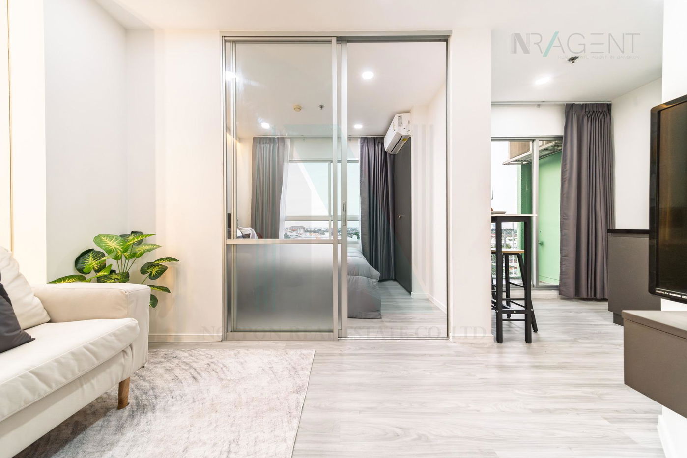 รูป 🔺 ขายคอนโด ลุมพินี พาร์ค นวมินทร์-ศรีบูรพา อาคาร 1 ชั้น 10 1 ห้องนอน ขนาด 22 ตรม ใกล้ ตลาดอินทรารักษ์ - รูปที่ 3/8