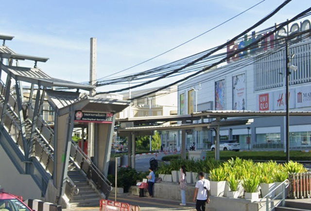 picture MRT RamIntra Ring Road Fashion 600m. Warehouse for rent or filled land next to the main road 141sq.w - 2/8