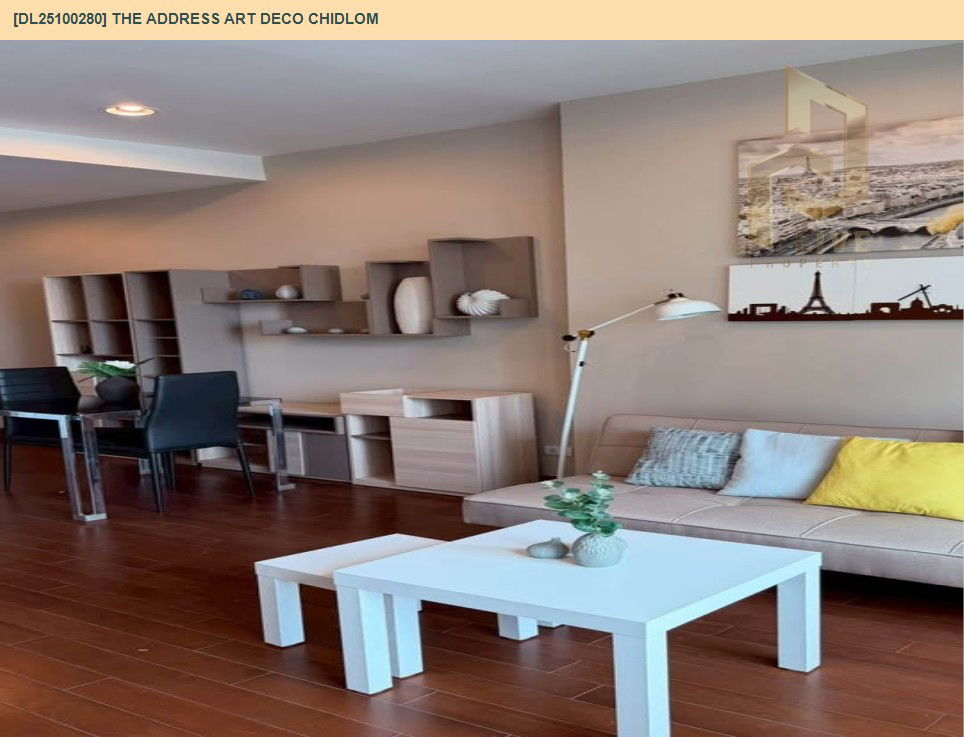 picture DL25100280 Condo for rent, The Address Art Deco Chidlom near BTS Chit Lom, ready to move in, call urgently 0638692663 LineID @162cjixi - 3/9