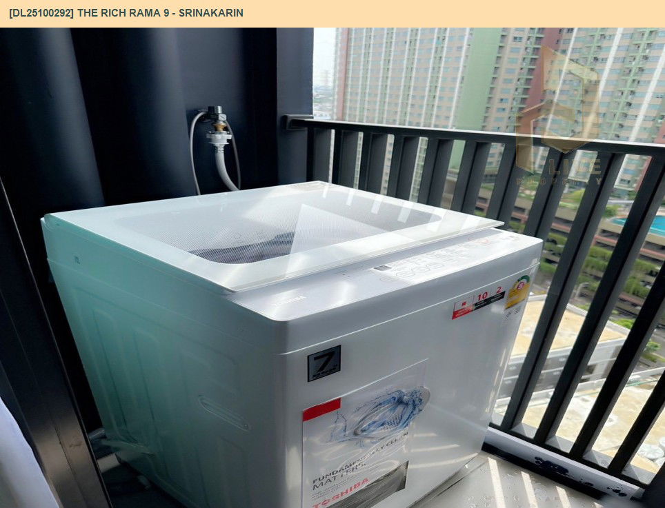 picture DL25100292 Condo for rent, The Rich Rama 9 - Srinakarin near AIRPORT RAIL LINK หัวหมาก, ready to move in, call urgently 0638692663 LineID @523dslwi - 11/11