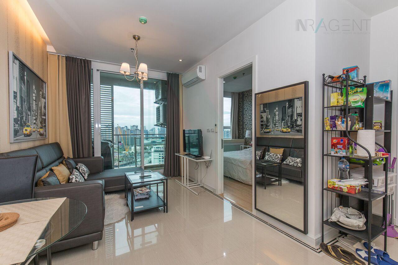 รูป 🎉 ให้เช่าคอนโด ทีซี กรีน พระราม 9 อาคาร 1 ชั้น 31 1 ห้องนอน ขนาด 39 ตรม ใกล้ เซ็นทรัล พลาซ่า พระราม 9 - รูปที่ 4/8