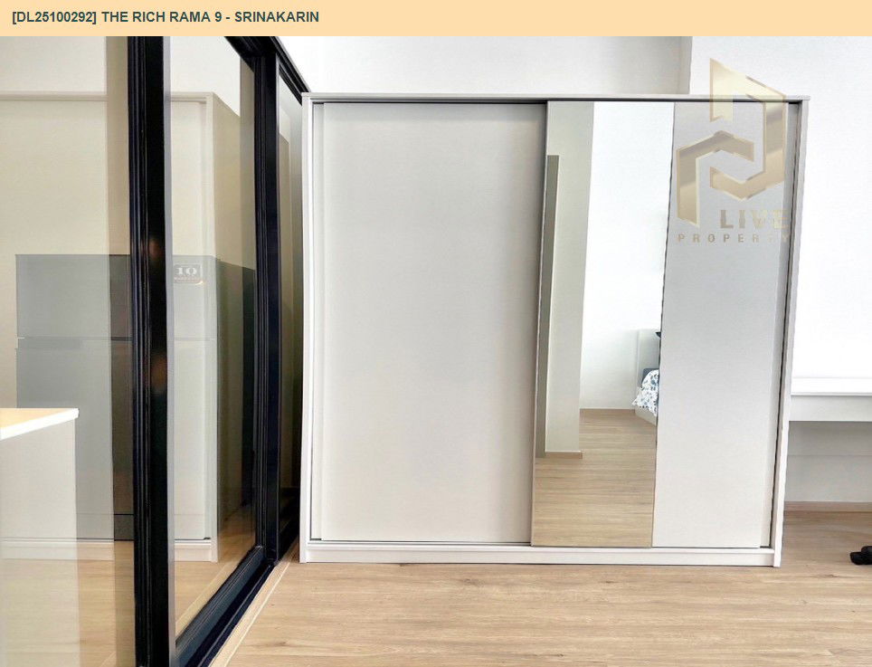 picture DL25100292 Condo for rent, The Rich Rama 9 - Srinakarin near AIRPORT RAIL LINK หัวหมาก, ready to move in, call urgently 0638692663 LineID @523dslwi - 7/11