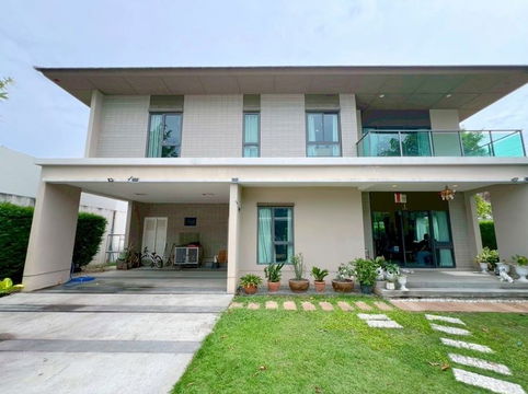 ขาย บ้านเดี่ยว2ชั้น เศรษฐสิริ ปิ่นเกล้า-กาญจนา หลังมุม พื้นที่กว้าง สภาพดีสุดหรู พร้อมเข้าอยู่