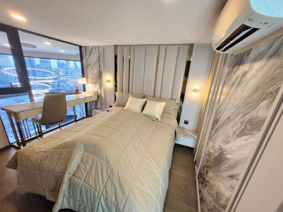 รูป LTHC13355 – Condo for Rent | Park Origin Chula–Samyan | 47 sqm | 2 Beds 1 Bath | 50K/Month | Near MRT Samyan | คอนโดให้เช่า พาร์ค ออริจิ้น จุฬา - รูปที่ 2/9