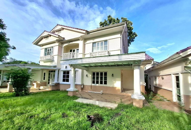 บ้านเดี่ยวให้เช่า : ให้ เช่าด่วน บ้านหรูหลังใหญ่ มัณฑนา วัชรพล-รามอินทรา 1, 152 ตร.ว. พร้อมเรือนรับรอง 1 หลัง