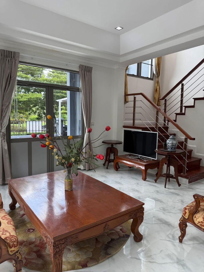 รูป P0297 ให้เช่าบ้านเดี่ยวแต่งสวย วิวทะเลสาบ – หมู่บ้านมาสเตอร์พีซ พระราม 9 - รูปที่ 5/16