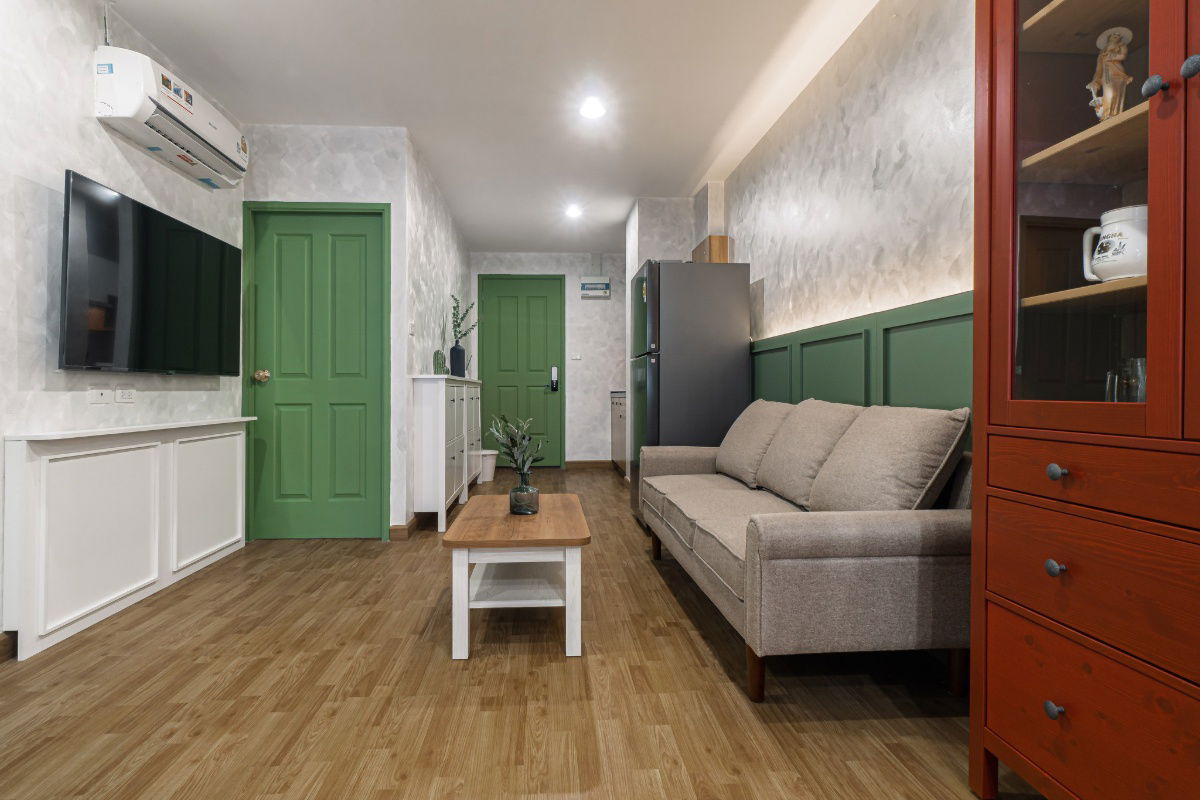 รูป ให้เช่า บ้านนวธารา คอนโดมิเนียม *** 20,000 บ./ด. ***   ขนาด 65 ตรม.   2ห้องนอน 1ห้องน้ำ  ชั้น1 - รูปที่ 15/26