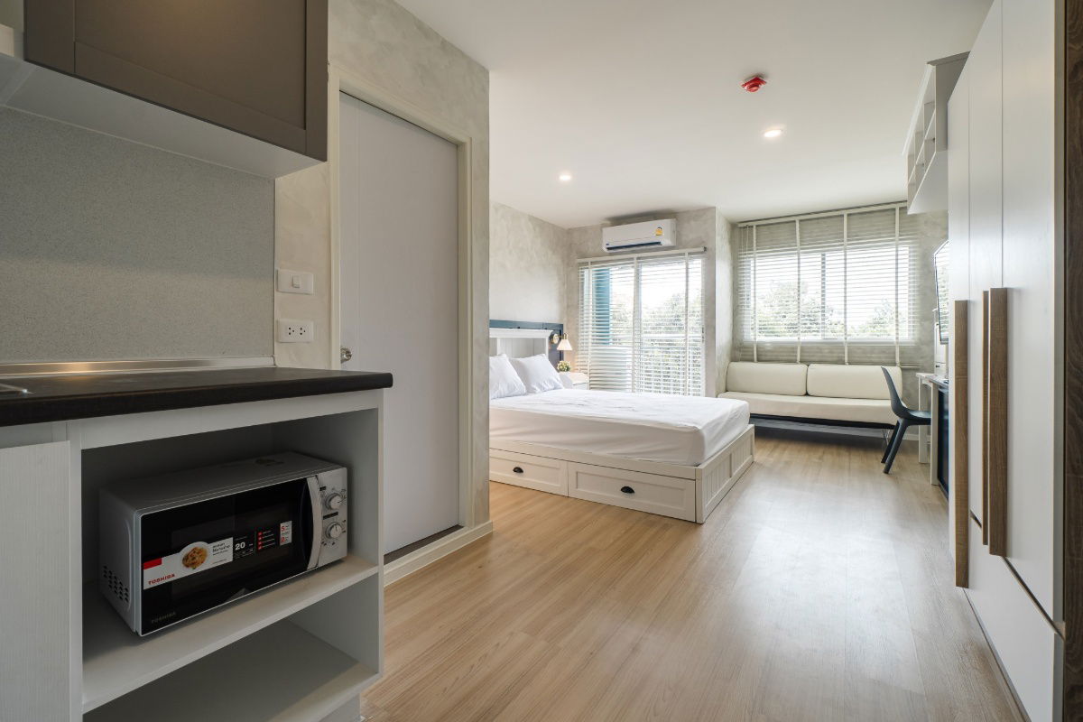 รูป Y087📌ให้เช่าคอนโด Lumpini Ville Chaengwatthana (ลุมพินีวิลล์ แจ้งวัฒนะ 10) ใกล้รถไฟฟ้าสายสีแดง ห้องมุม วิวสวย - รูปที่ 8/17