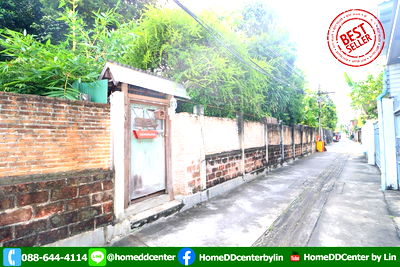 ที่ดิน บางลำภู(บางลำภู) : ขายที่ดินเปล่าใจกลาง “ดุสิต” ซอยร่วมจิตต์ 3 ถนนพิชัย ผังสีน้ำตาล ย.8-6