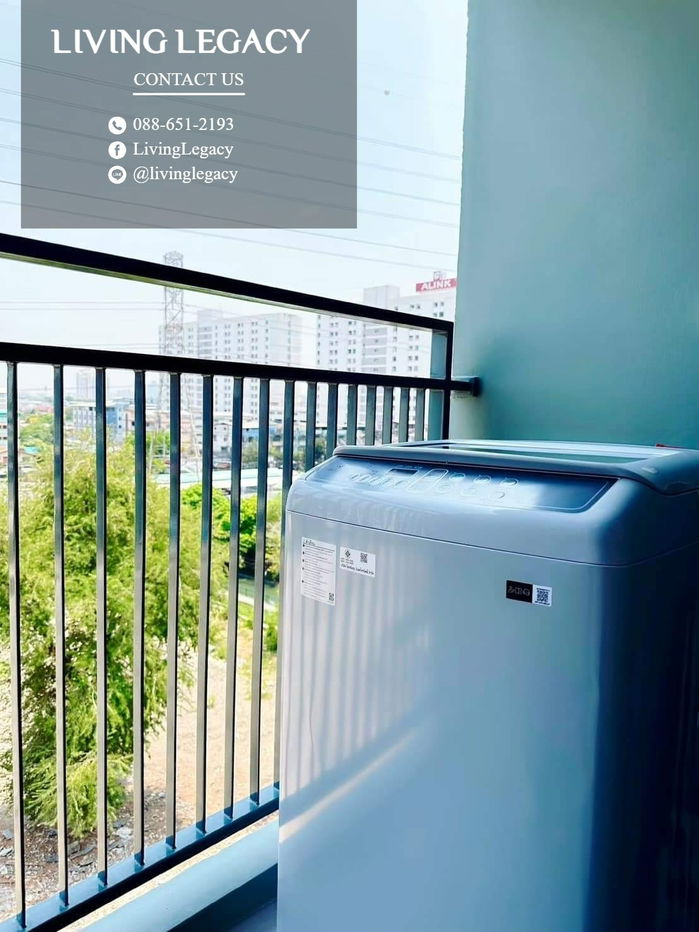 picture SJ10SK Condo For Rent iCondo Active Phatthanakan 24 Sq.M. Floor 7 Building B line id : @livinglegacy - 10/15