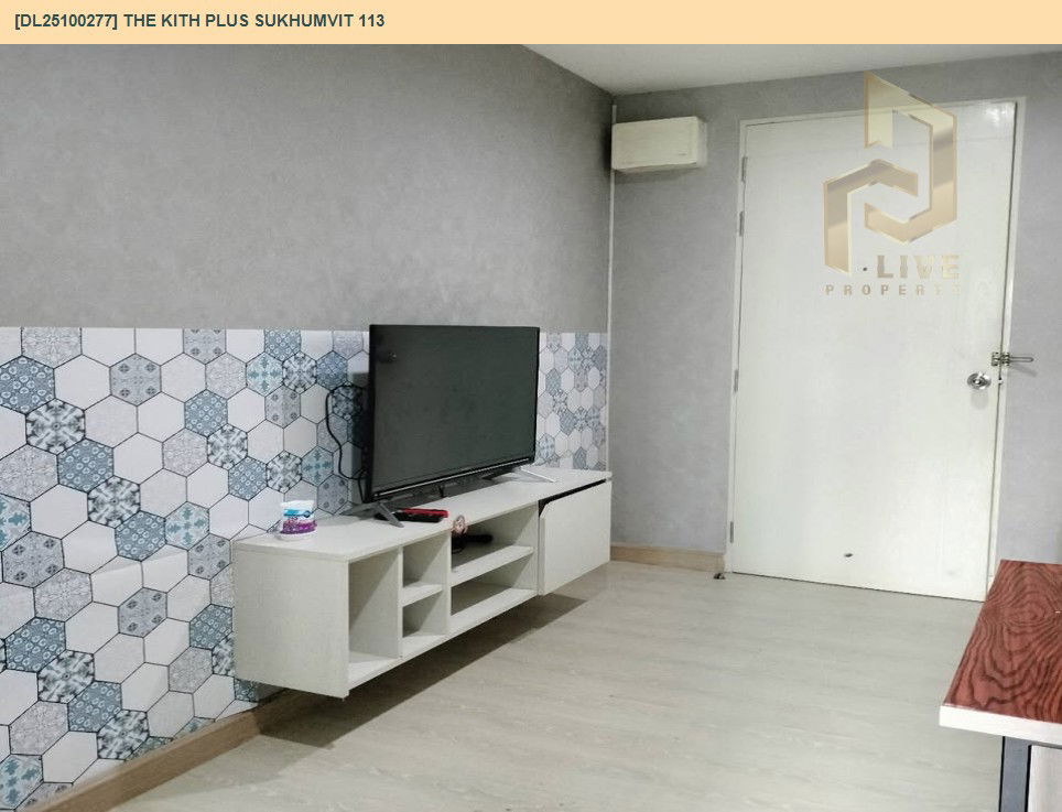 picture DL25100277 Condo for rent, The Kith Plus Sukhumvit 113 near BTS Samrong, ready to move in, call urgently 0638692663 LineID @523dslwi - 4/7