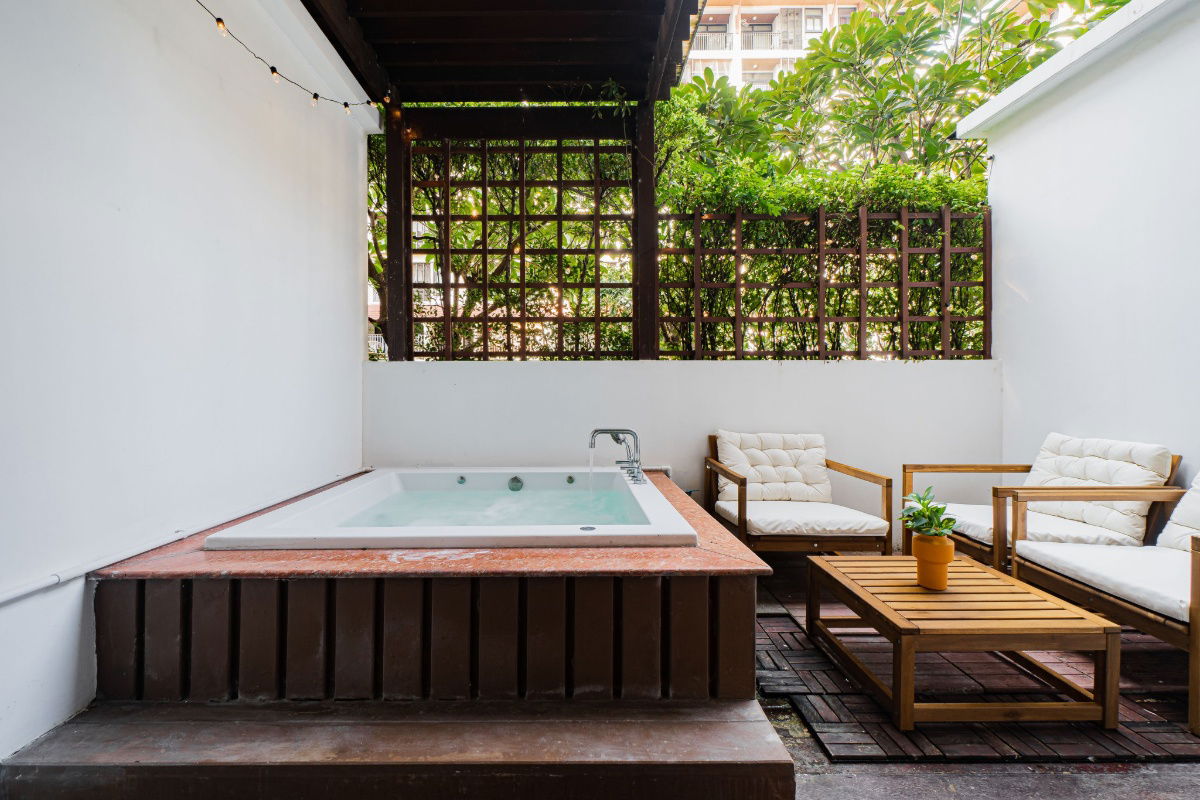 รูป ให้เช่า บ้านนวธารา คอนโดมิเนียม *** 20,000 บ./ด. ***   ขนาด 65 ตรม.   2ห้องนอน 1ห้องน้ำ  ชั้น1 - รูปที่ 19/26