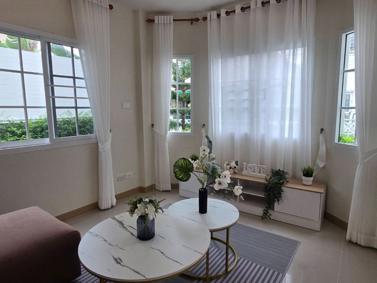 รูป บ้านแฝดหลังใหญ่ ทำเลทอง พร้อมเข้าอยู่ หมู่บ้าน ฟ้าปิยรมย์ โซนพฤกษ์วนา เฟส 6 ตกแต่งใหม่ แถมเฟอร์นิเจอร์ พร้อมอยู่ - รูปที่ 12/38